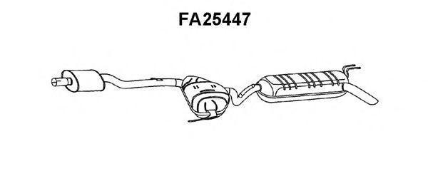 Глушитель выхлопных газов конечный FA25447 VENEPORTE