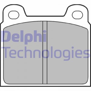 Комплект тормозных колодок, диско LP61 DELPHI