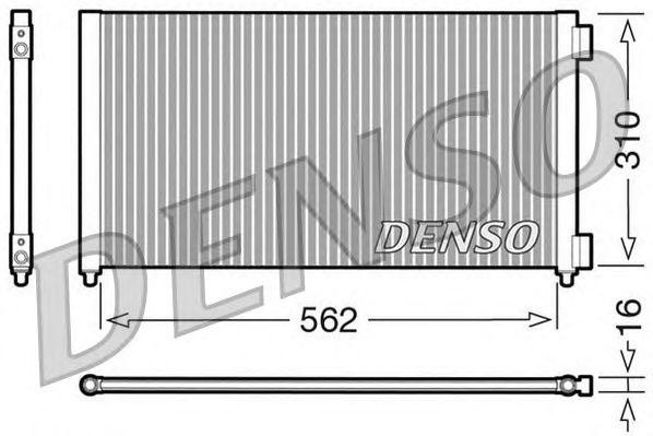 Конденсатор, кондиционер DCN09102 DENSO