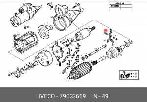 Болт 79033669 IVECO