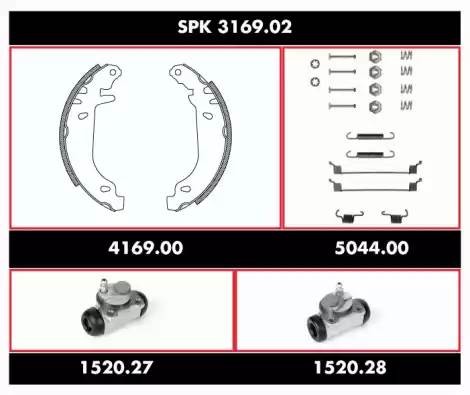 Комплект тормозных колодок SPK316902 REMSA