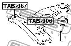 Сайлентблок TAB-067 FEBEST