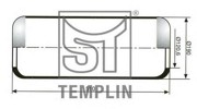 Кожух пневматической рессоры 040606006490 TEMPLIN