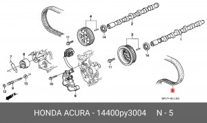 Ремень ГРМ 14400PY3004 HONDA