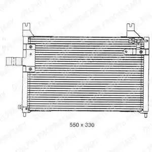 Конденсатор, кондиционер TSP0225301 DELPHI