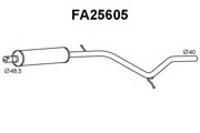 Предглушитель выхлопных газов FA25605 VENEPORTE