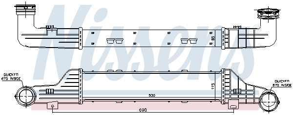 Интеркулер 96784 NISSENS