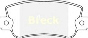 Комплект тормозных колодок, диско 2077500C1 BRECK