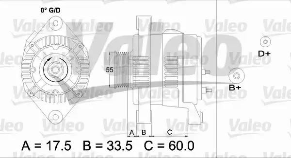 Генератор 436684 VALEO PHC