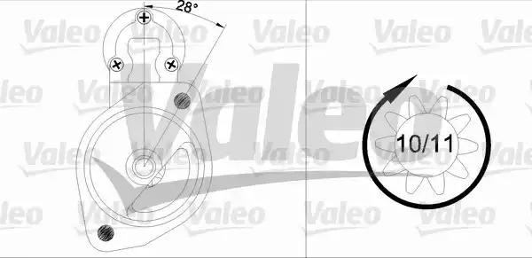 Стартер 436002 VALEO PHC