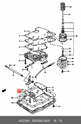 Деталь 26950-61A00 SUZUKI