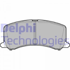 Комплект тормозных колодок, диско LP1014 DELPHI
