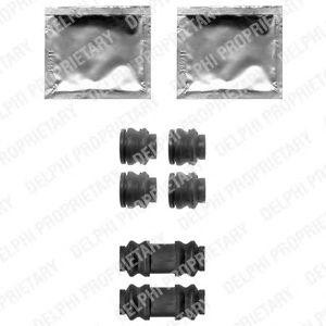 Комплектующие, колодки дискового тормоза LX0359 DELPHI