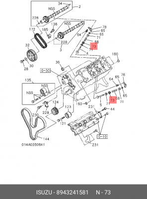 Колпачок маслосъемный 8-94324-158-1 ISUZU
