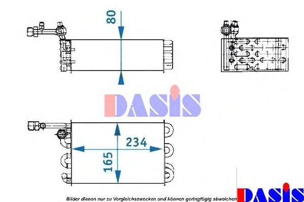 Испаритель, кондиционер 820860N AKS DASIS