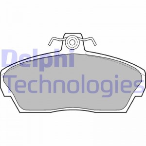 Комплект тормозных колодок, диско LP911 DELPHI
