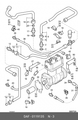 Уплотняющее кольцо 0119135 DAF