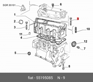 Деталь 55195085 ALFA FIAT LANCIA