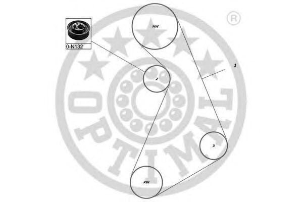 Комплект ремня ГРМ SK-1101 OPTIMAL
