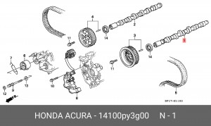 Распредвал 14100PY3G00 HONDA