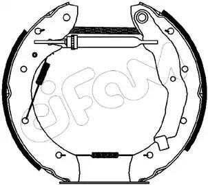 Комплект тормозных колодок 151-067 CIFAM