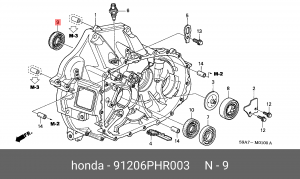 Сальник КПП 91206PHR003 HONDA