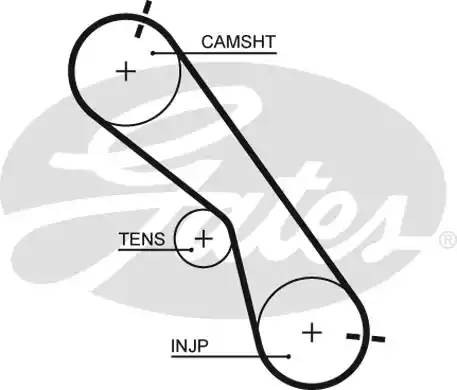 Ремень ГРМ 5560XS GATES