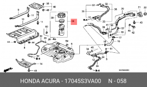 Деталь 17045S3VA00 HONDA