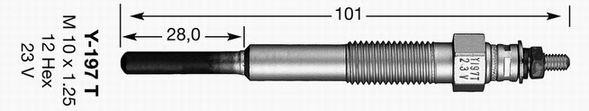Свеча накаливания 2190 NGK NTK
