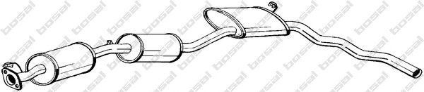 Средний глушитель выхлопных газов 288967 BOSAL