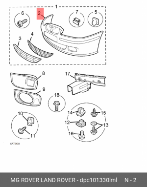 Буфер DPC101330LML MG ROVER LAND ROVER