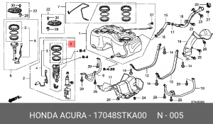 Фильтр топливный 17048STKA00 HONDA