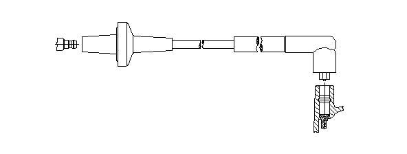 Провод зажигания 684E40 BREMI