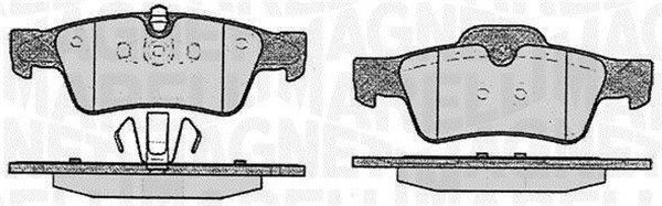 Комплект тормозных колодок, диско 430216171408 MAGNETI MARELLI