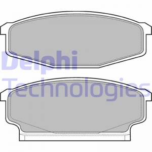 Комплект тормозных колодок, диско LP610 DELPHI