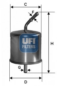 Топливный фильтр 31.625.00 UFI