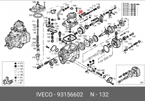 Болт 93156602 IVECO