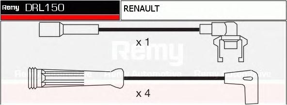 Ккомплект проводов зажигания DRL150 DELCO REMY