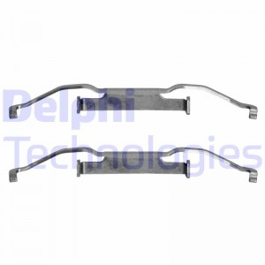 Комплектующие, колодки дискового тормоза LX0153 DELPHI