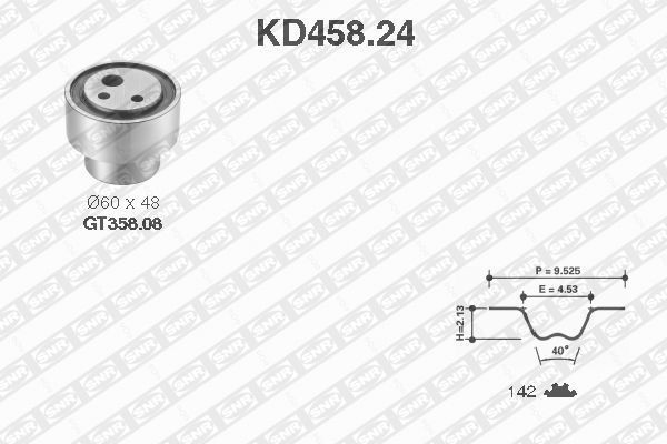 Комплект ремня ГРМ KD45824 NTN SNR