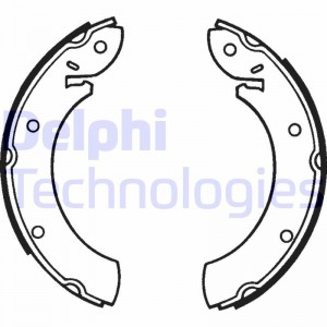 Комплект тормозных колодок LS1070 DELPHI