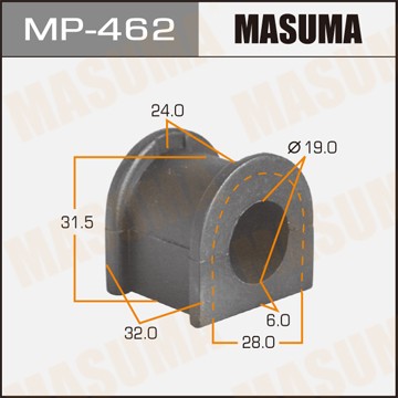 Втулка стабилизатора MP462 MASUMA