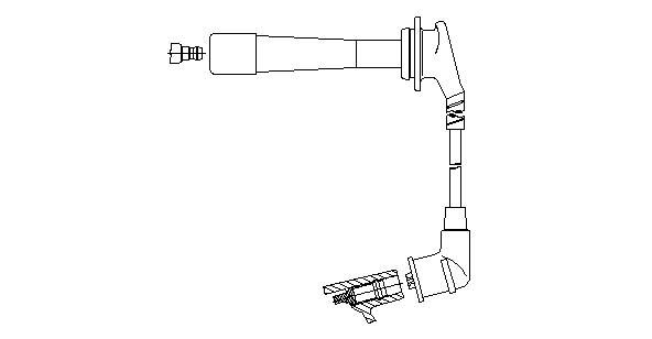 Провод зажигания 6A26E40 BREMI