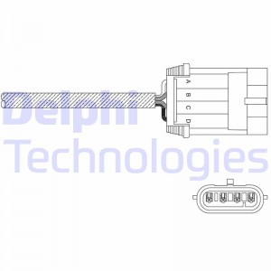 Лямбда-зонд ES1106112B1 DELPHI