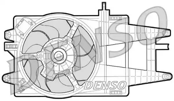 Вентилятор, охлаждение двигателя DER09032 DENSO