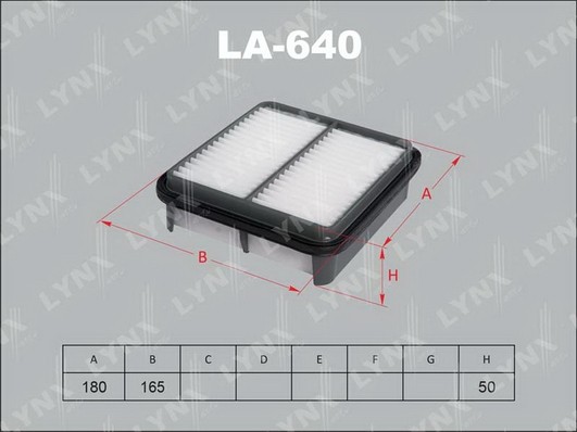 Фильтр воздушный LA-640 LYNXAUTO