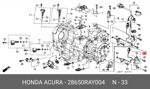 Деталь 28650RAY004 HONDA
