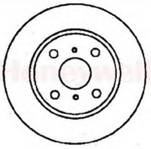Тормозной диск 561341B BENDIX JURID