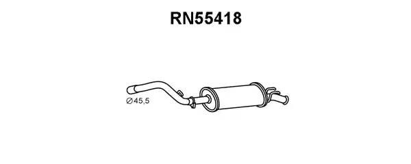 Глушитель выхлопных газов конечный RN55418 VENEPORTE