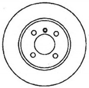 Тормозной диск 561324B BENDIX JURID